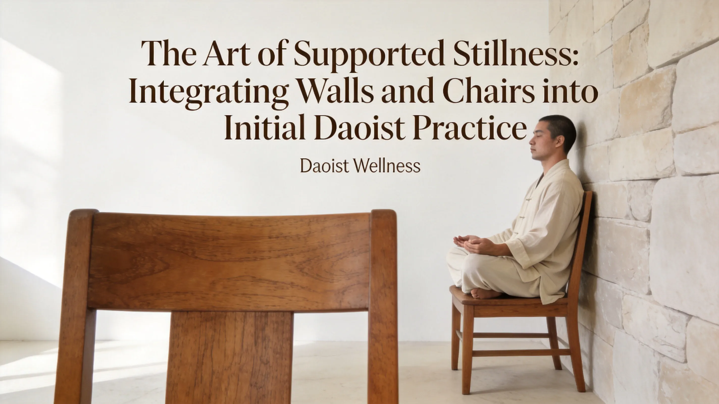 The Art of Supported Stillness: Integrating Walls and Chairs into Initial Daoist Practice