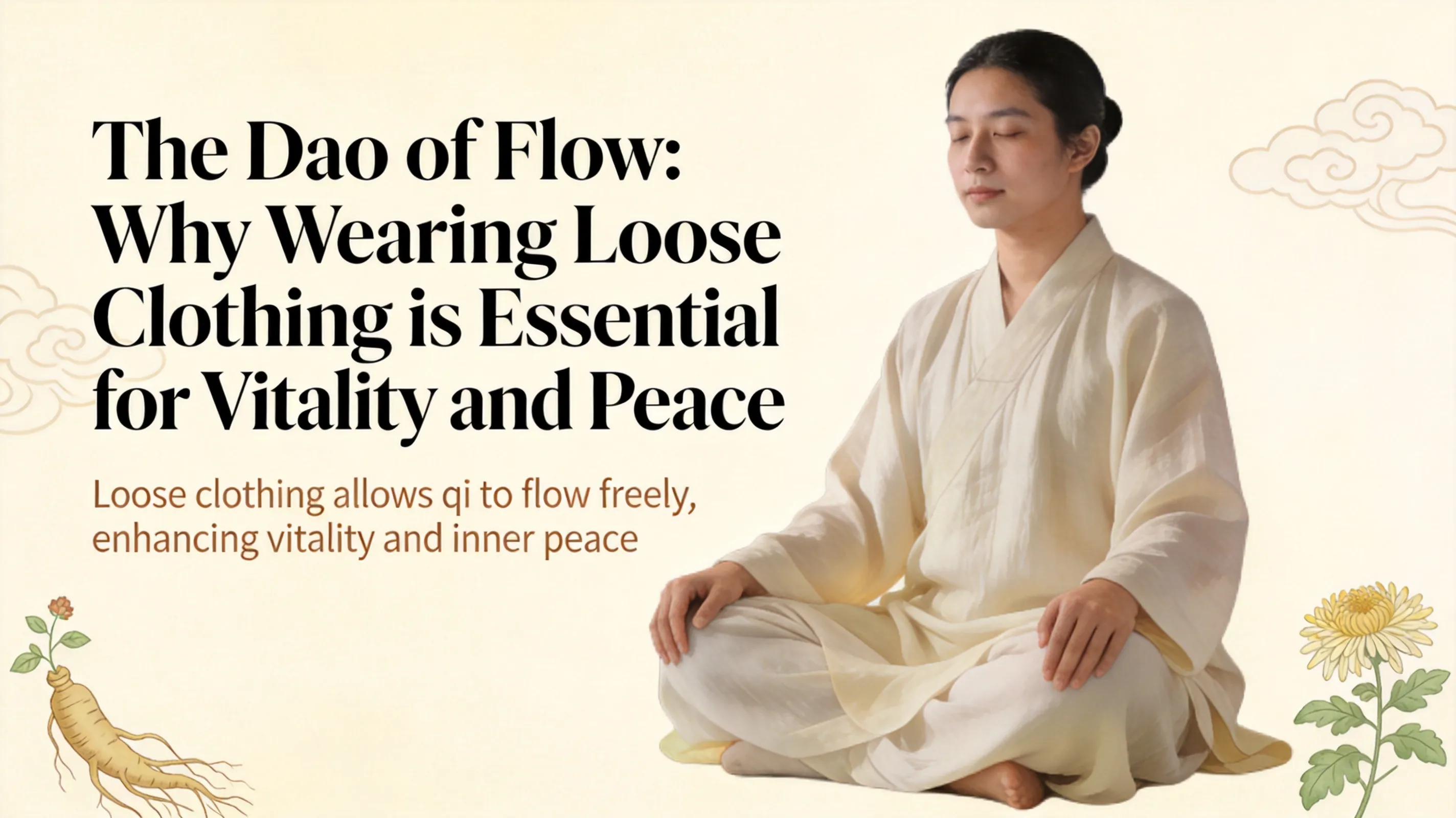 The Dao of Flow: Why Wearing Loose Clothing is Essential for Vitality and Peace