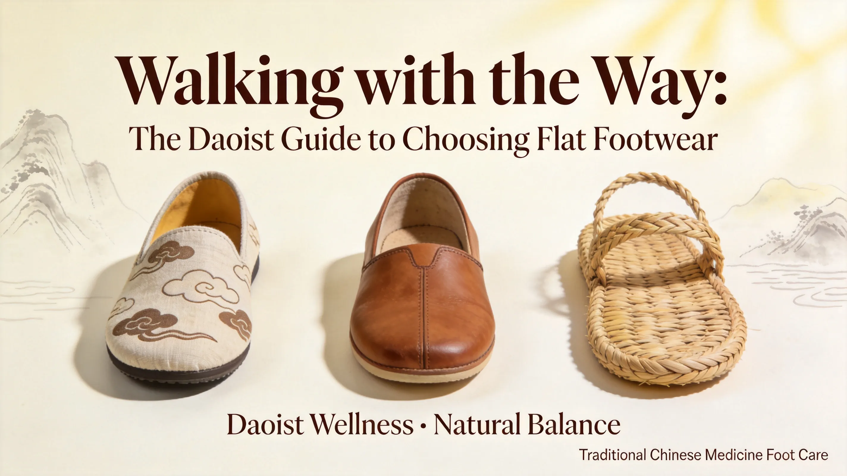 Walking with the Way: The Daoist Guide to Choosing Flat Footwear