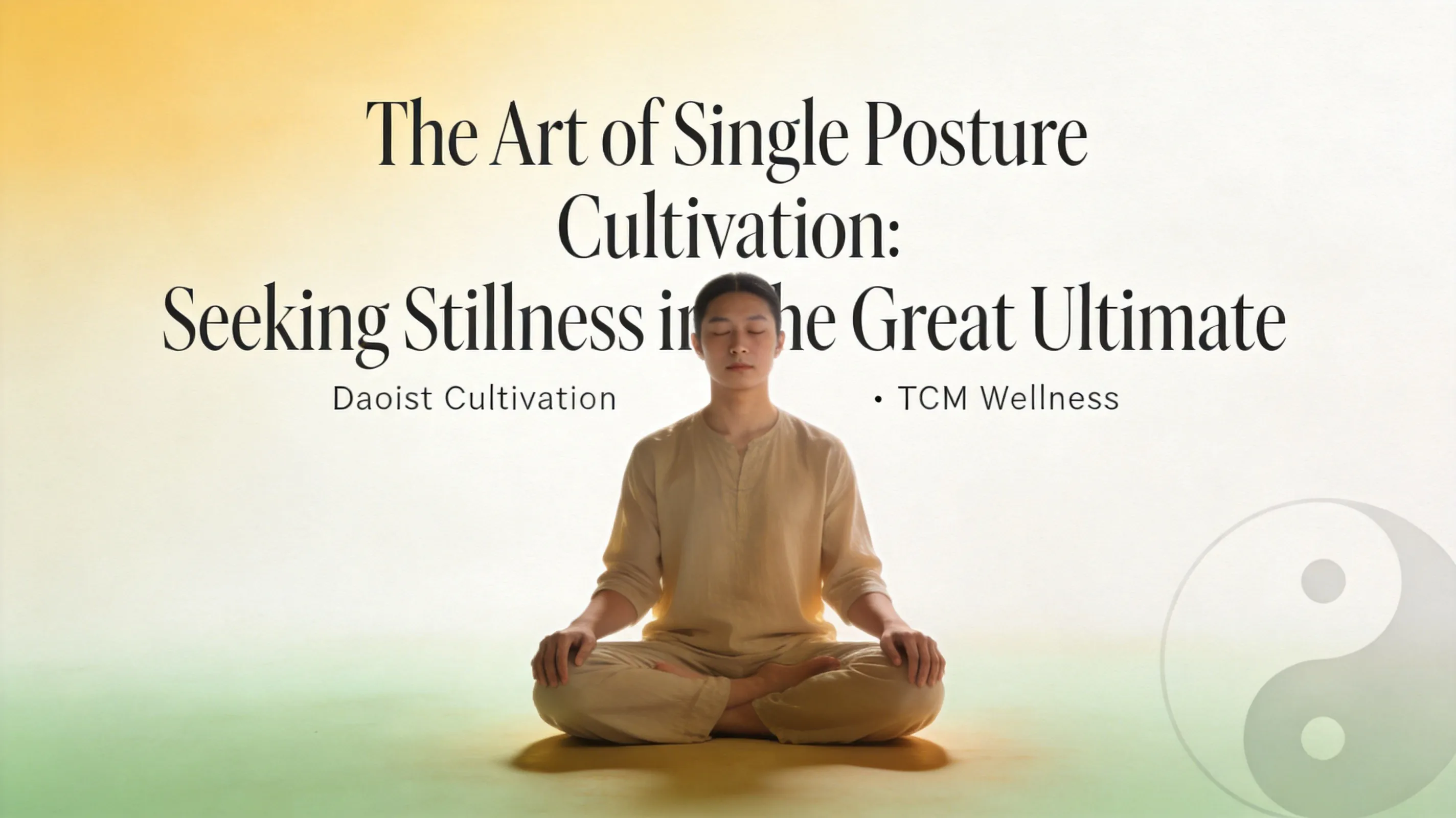 The Art of Single Posture Cultivation: Seeking Stillness in the Great Ultimate